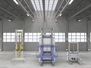 industrial forklift assembly 3D Model