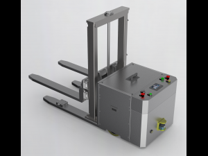 industrial forklift assembly 3D 模型