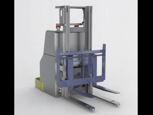 industrial forklift assembly 3D Model