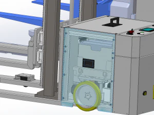 industrial forklift assembly 3D Model