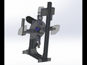 industrial forklift assembly Modelo 3D