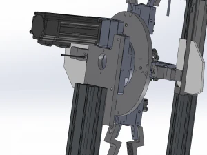 industrial forklift assembly 3D Model