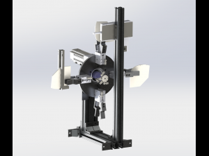 industrial forklift assembly Modelo 3D