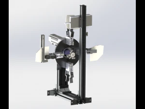 industrial forklift assembly 3D Model
