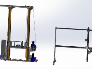 gantry stacker assembly 3D Model