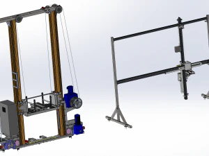 gantry stacker assembly 3D Model