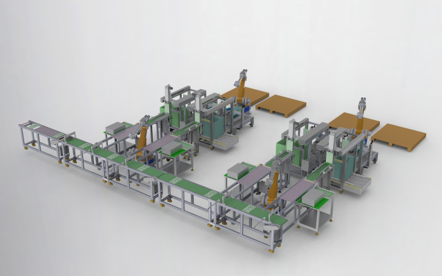 gantry stacker assembly Model 3D .c4d .max .obj .3ds .fbx .stl .blend 