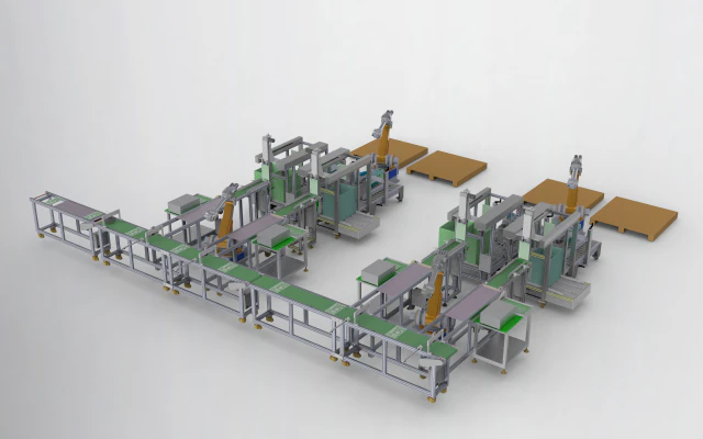 gantry stacker assembly 3D Model .c4d .max .obj .3ds .fbx .stl .blend 