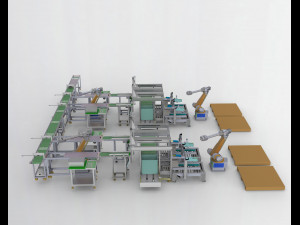 gantry stacker assembly Model 3D