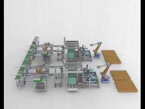 gantry stacker assembly 3D Model