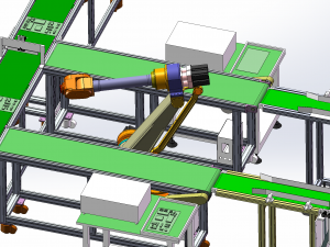 gantry stacker assembly Model 3D