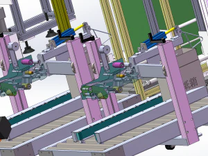 gantry stacker assembly 3D Model