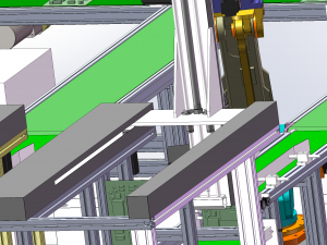 gantry stacker assembly Model 3D