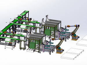 gantry stacker assembly Model 3D