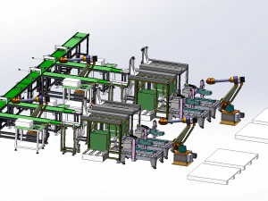 gantry stacker assembly 3D Model