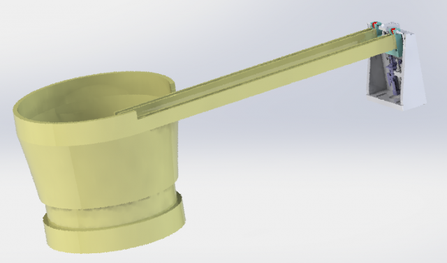 vibrating plate feeding mechanism Modello 3D .c4d .max .obj .3ds .fbx .stl .blend 