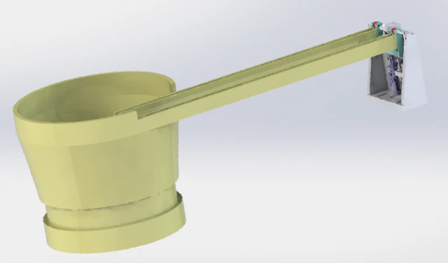 vibrating plate feeding mechanism 3D Model .c4d .max .obj .3ds .fbx .stl .blend 