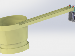 vibrating plate feeding mechanism 3D Model