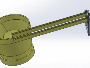 vibrating plate feeding mechanism 3D Model