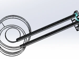 vibrating plate feeding mechanism 3D Model