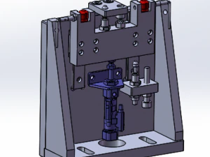 vibrating plate feeding mechanism 3D Model