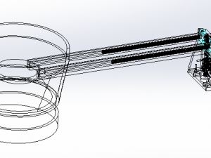 vibrating plate feeding mechanism Modello 3D