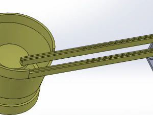 vibrating plate feeding mechanism 3D Model