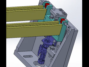 vibrating plate feeding mechanism 3D Model