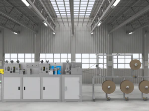 frente da m&aacute;quina de m&aacute;scara facial Modelo 3D