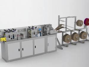 front of face mask machine Modelo 3D