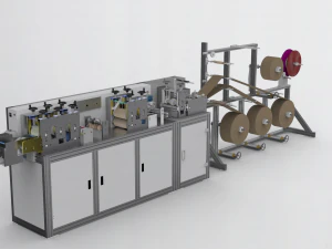 front of face mask machine 3D Model