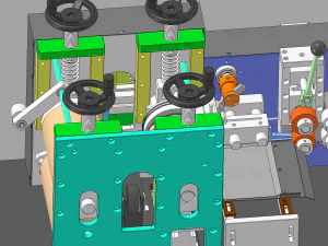 front of face mask machine 3D Model