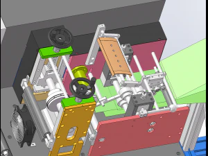 front of face mask machine 3D Model