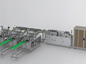 three line facemask machine 3D Model