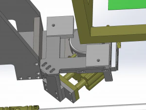 positioning mechanism of heavy-duty platform 3D Model