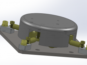 positioning mechanism of heavy-duty platform Modelo 3D