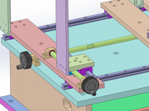 positioning screw mechanism 3D Model
