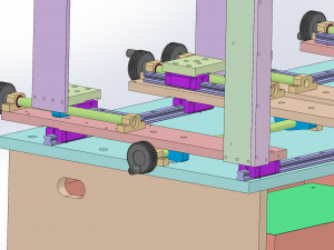 positioning screw mechanism 3D Model