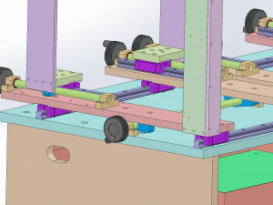 positioning screw mechanism 3D Model