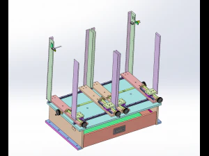 positioning screw mechanism 3D Model