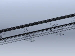 crawler-belt-conveyor 3D Model