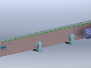 crawler-belt-conveyor Modelo 3D