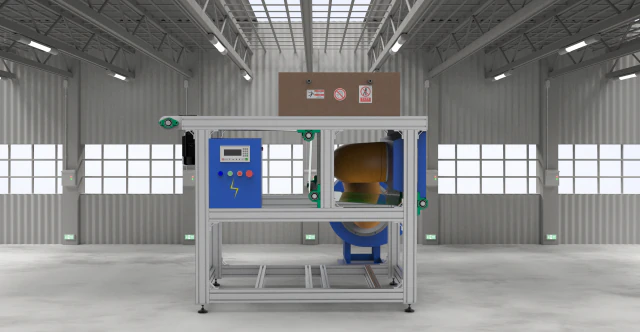 rapid cooling conveyor 3D Model .c4d .max .obj .3ds .fbx .stl .blend 