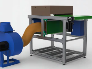 rapid cooling conveyor 3D Model
