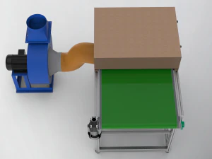 rapid cooling conveyor 3D Model