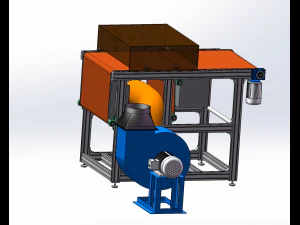 rapid cooling conveyor 3D Model