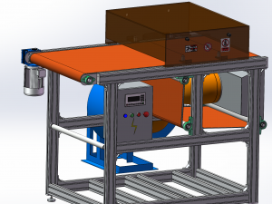 rapid cooling conveyor Modelo 3D