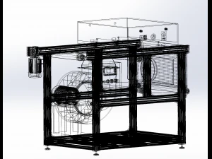 rapid cooling conveyor 3D Model