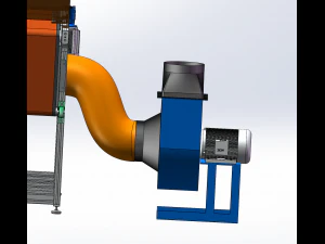 rapid cooling conveyor 3D Model