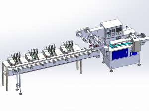 automatic card issuing and packing machine 3D Модель